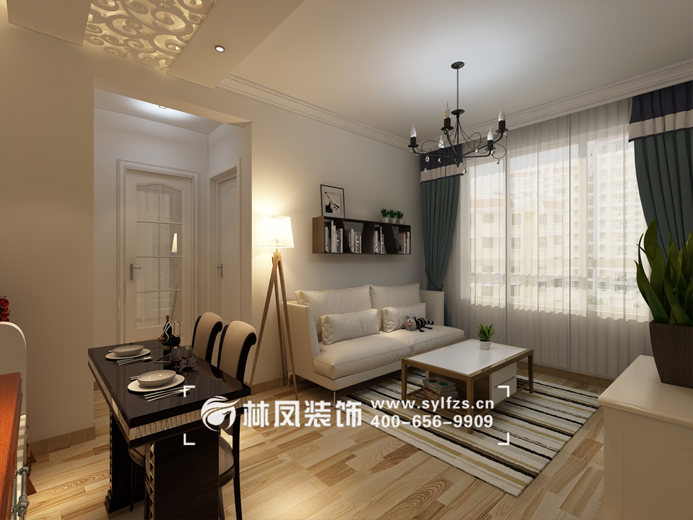 魏來-中海·和平之門-67㎡-現(xiàn)代風格-客廳1.jpg